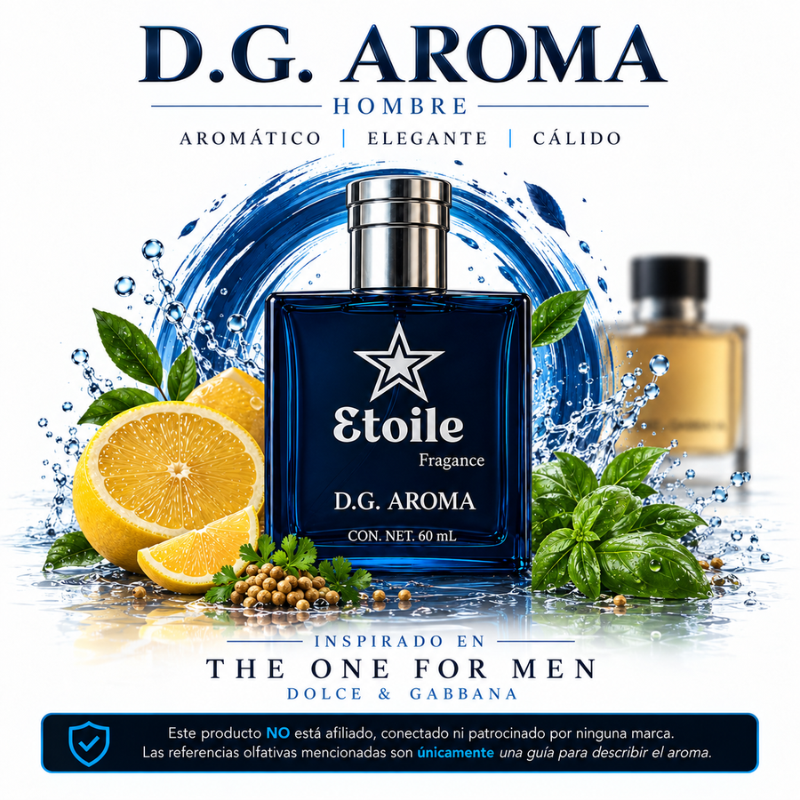 D.G. AROMA | Perfume para Hombre 60 ml
